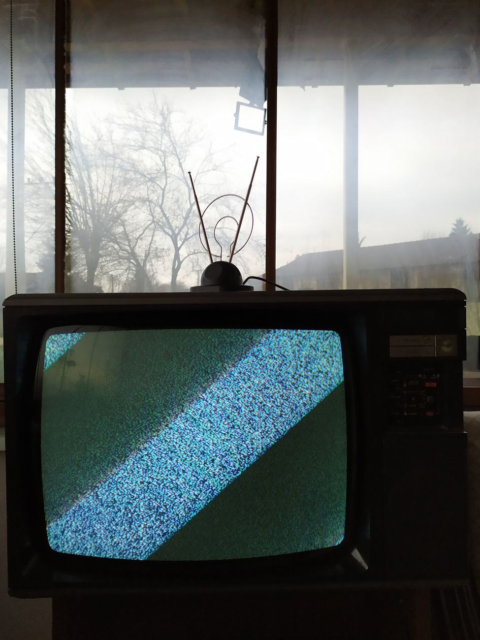 Neon Alley classic CRT monitor setup